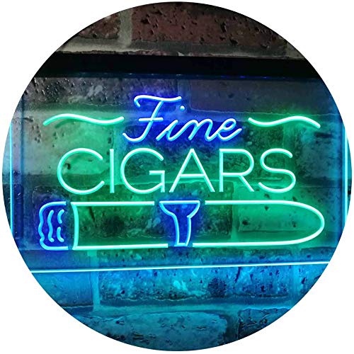 Fine Cigars LED Light Sign - Way Up Gifts