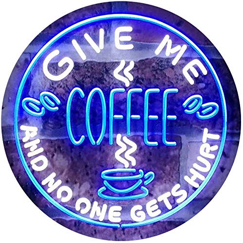 Give Me Coffee LED Light Sign - LED Gift Works
