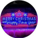 Merry Christmas & Happy New Year Dual Color LED Light Sign - Way Up Gifts