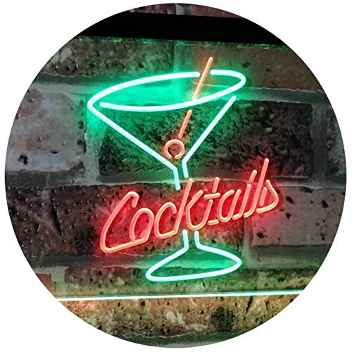 Cocktails LED Light Sign - LED Gift Works