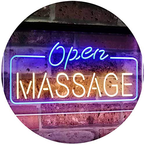 Open Massage LED Light Sign - Way Up Gifts