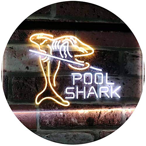 Billiards Pool Shark LED Light Sign - Way Up Gifts