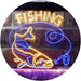 Fishing Camp Cabin LED Light Sign - Way Up Gifts