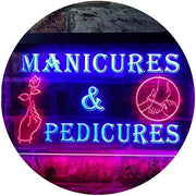 Manicures and Pedicures LED Light Sign - LED Gift Works