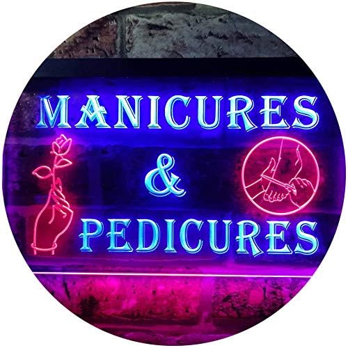 Manicures and Pedicures LED Light Sign - LED Gift Works