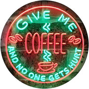 Give Me Coffee LED Light Sign - LED Gift Works