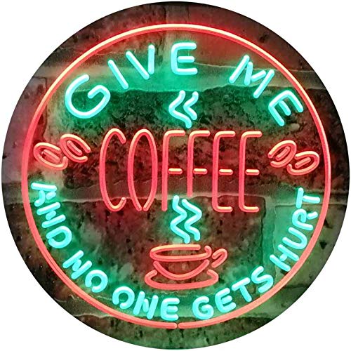 Give Me Coffee LED Light Sign - LED Gift Works