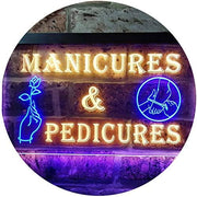 Manicures and Pedicures LED Light Sign - LED Gift Works