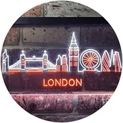 London City Skyline LED Light Sign - LED Gift Works
