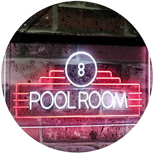Billiards Pool Room LED Light Sign - Way Up Gifts