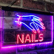 Salon Nails LED Light Sign - LED Gift Works