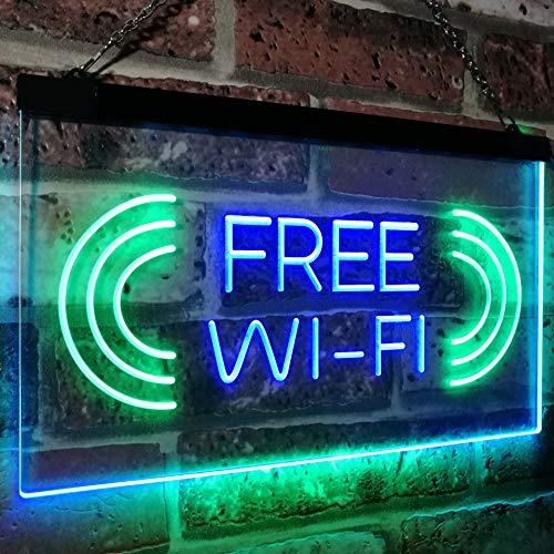 Internet Free Wi-Fi LED Light Sign - LED Gift Works