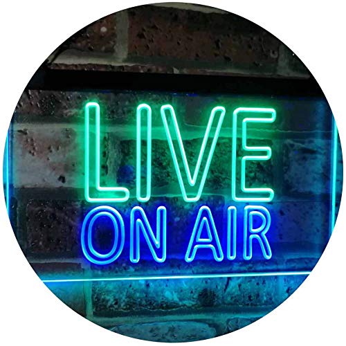 Live On Air Recording Studio LED Neon Light Sign - Way Up Gifts