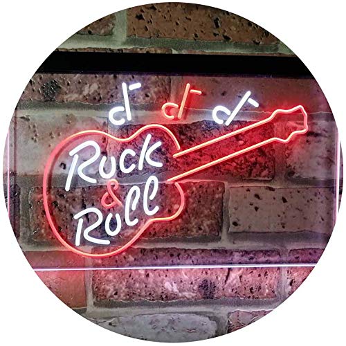 Guitar Music Rock & Roll LED Light Sign - Way Up Gifts