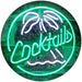 Palm Tree Cocktails LED Light Sign - Way Up Gifts