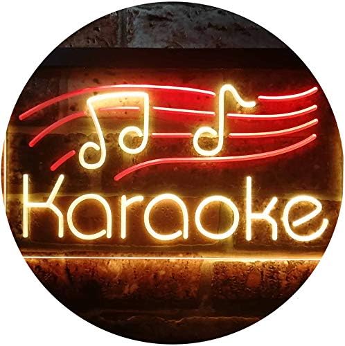Karaoke Music Notes LED Light Sign - LED Gift Works