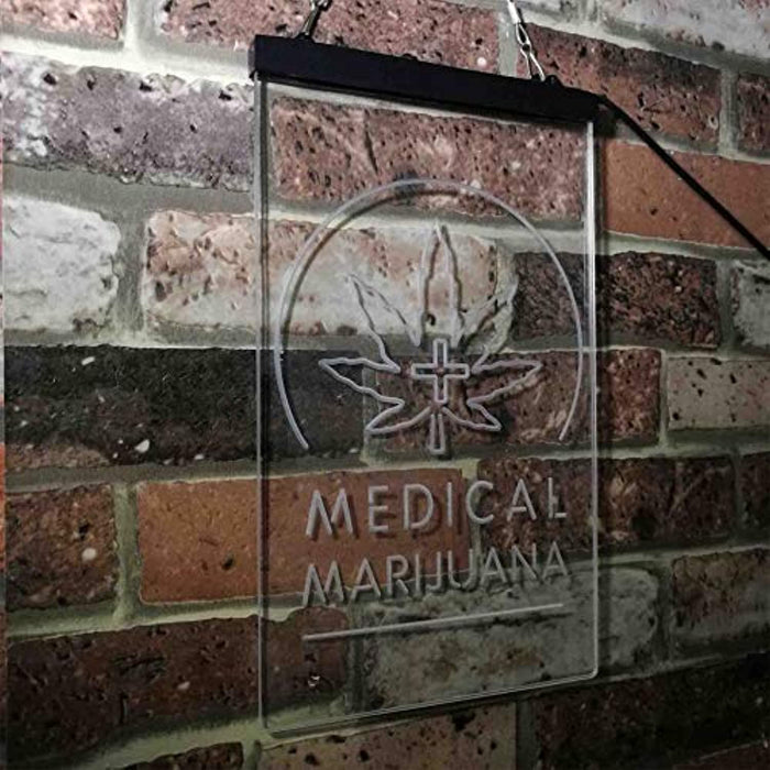 Medical Marijuana LED Light Sign - Way Up Gifts