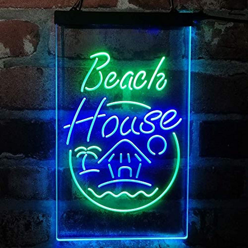 Vacation Beach House Decor Display LED Light Sign - LED Gift Works
