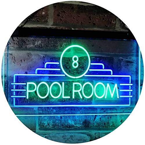 Billiards Pool Room LED Light Sign - Way Up Gifts