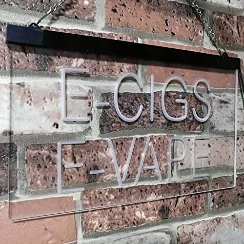 Vape Shop Vaporizers E-Cigs E-Vape LED Light Sign - Way Up Gifts