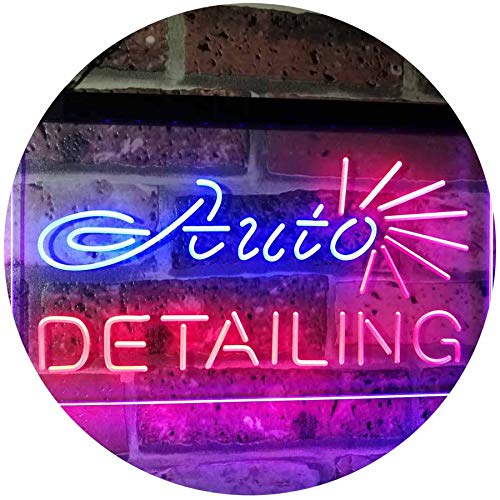 Car Body Shop Auto Detailing LED Light Sign - Way Up Gifts
