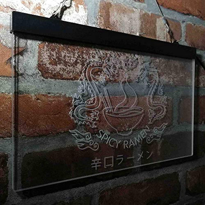 Dragon Spicy Ramen Japanese Food LED Light Sign - Way Up Gifts