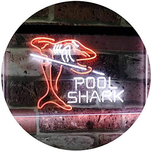 Billiards Pool Shark LED Light Sign - Way Up Gifts