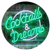 Cocktails & Dreams LED Light Sign - Way Up Gifts