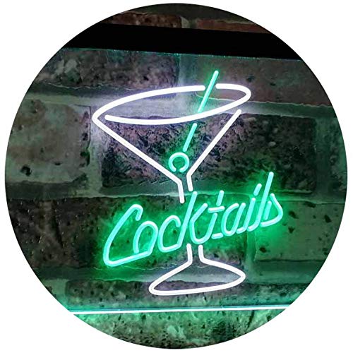 Cocktails LED Light Sign - LED Gift Works