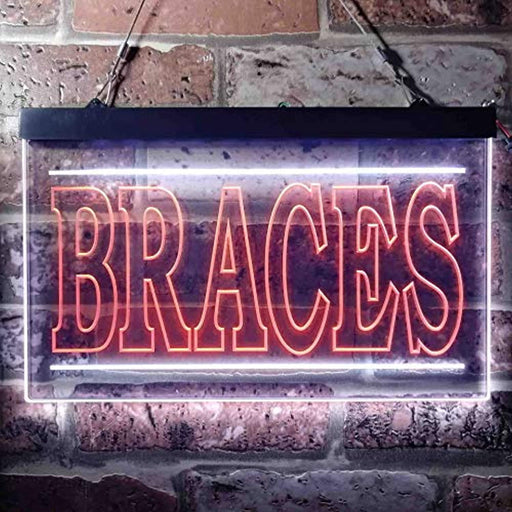 Orthodontist Braces LED Light Sign - Way Up Gifts