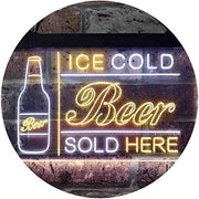 Ice Cold Beer Sold Here LED Light Sign - LED Gift Works