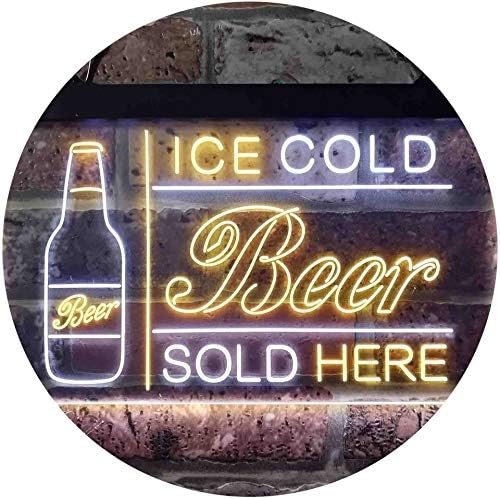 Ice Cold Beer Sold Here LED Light Sign - Way Up Gifts