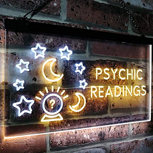 Crystal Ball Psychic Readings LED Light Sign - Way Up Gifts