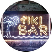 Tiki Bar Palm Tree LED Light Sign - LED Gift Works