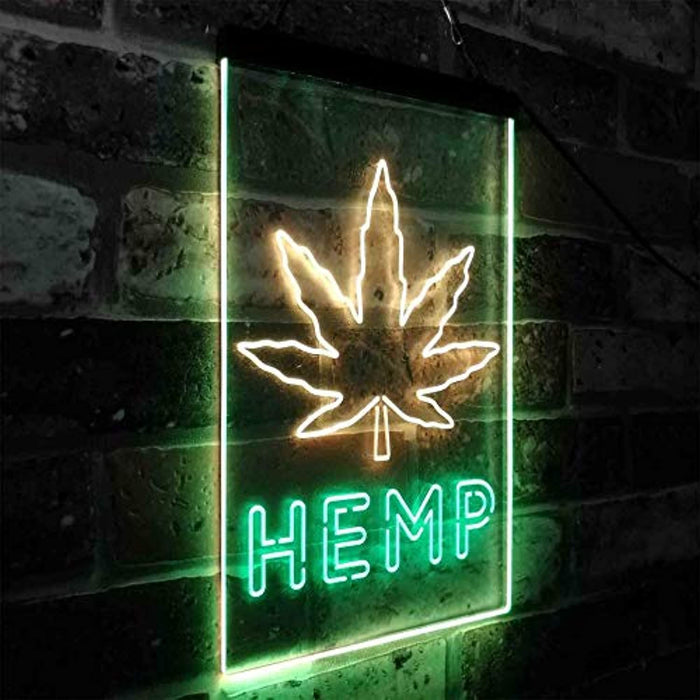 Hemp LED Light Sign - Way Up Gifts