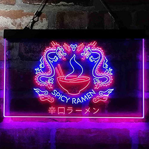 Dragon Spicy Ramen Japanese Food LED Light Sign - Way Up Gifts