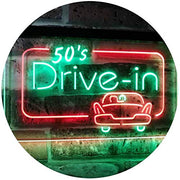 Movie Theater 50s Drive In LED Light Sign - LED Gift Works