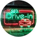 Movie Theater 50s Drive In LED Light Sign - Way Up Gifts