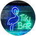 Flamingo Tiki Bar LED Light Sign - Way Up Gifts