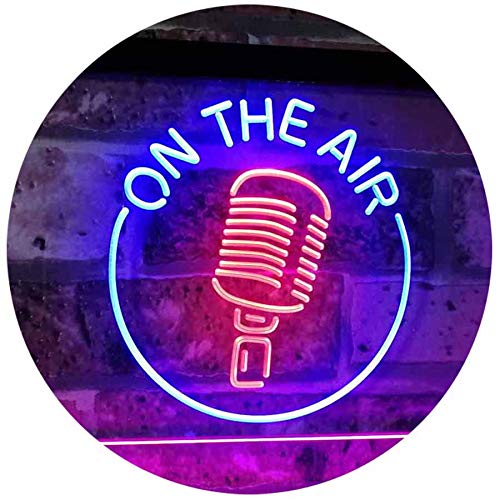 Microphone On The Air LED Light Sign - Way Up Gifts