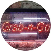 Grab n Go Food Take Away LED Light Sign - LED Gift Works