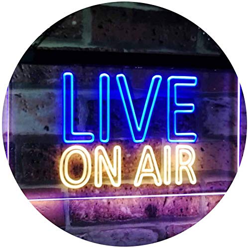 Live On Air Recording Studio LED Neon Light Sign - Way Up Gifts