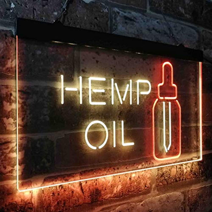 Hemp Oil LED Light Sign - Way Up Gifts