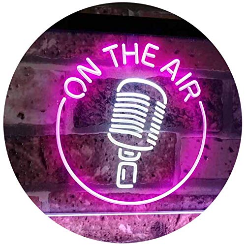 Microphone On The Air LED Light Sign - Way Up Gifts