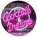 Cocktails & Dreams LED Light Sign - Way Up Gifts