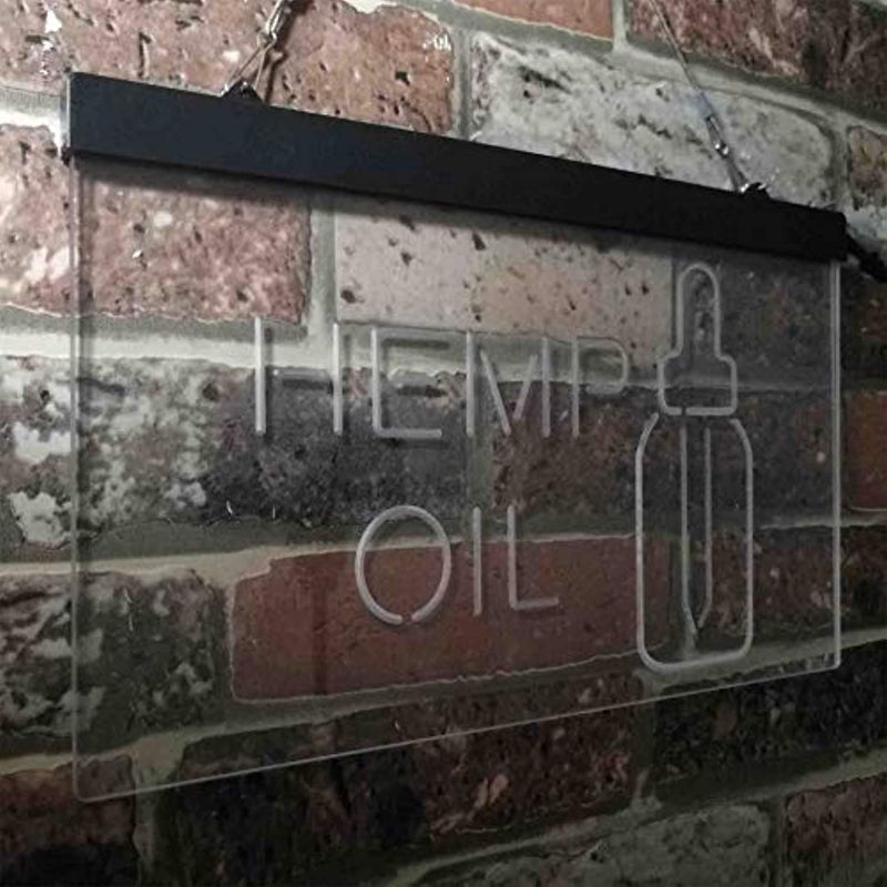 Hemp Oil LED Light Sign - LED Gift Works