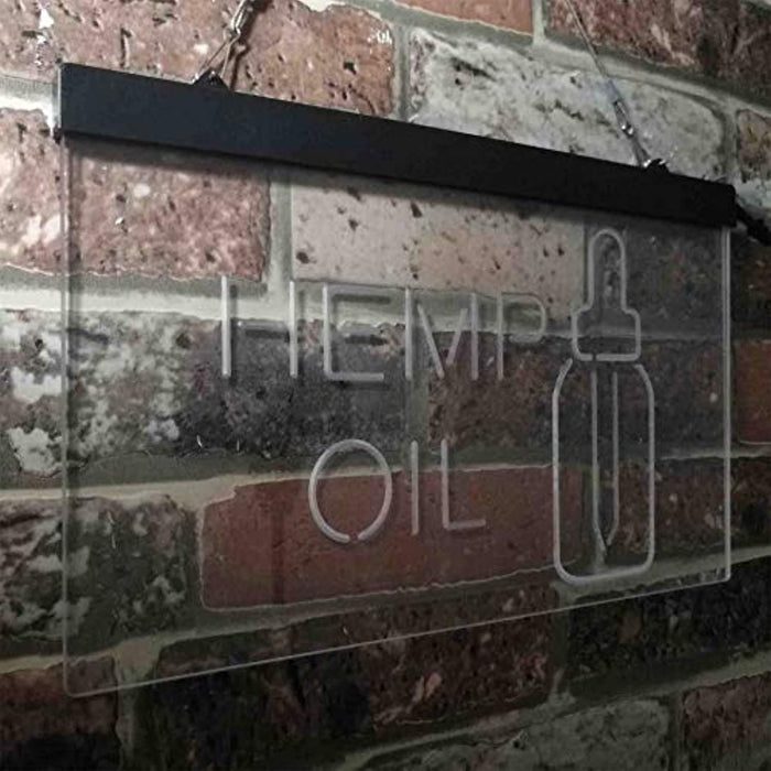 Hemp Oil LED Light Sign - Way Up Gifts