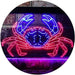 Crab Seafood Ocean Display LED Light Sign - Way Up Gifts