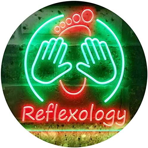 Foot Reflexology Massage LED Light Sign - LED Gift Works