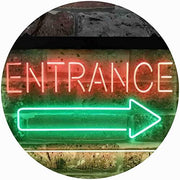 Entrance Right Arrow LED Light Sign - LED Gift Works